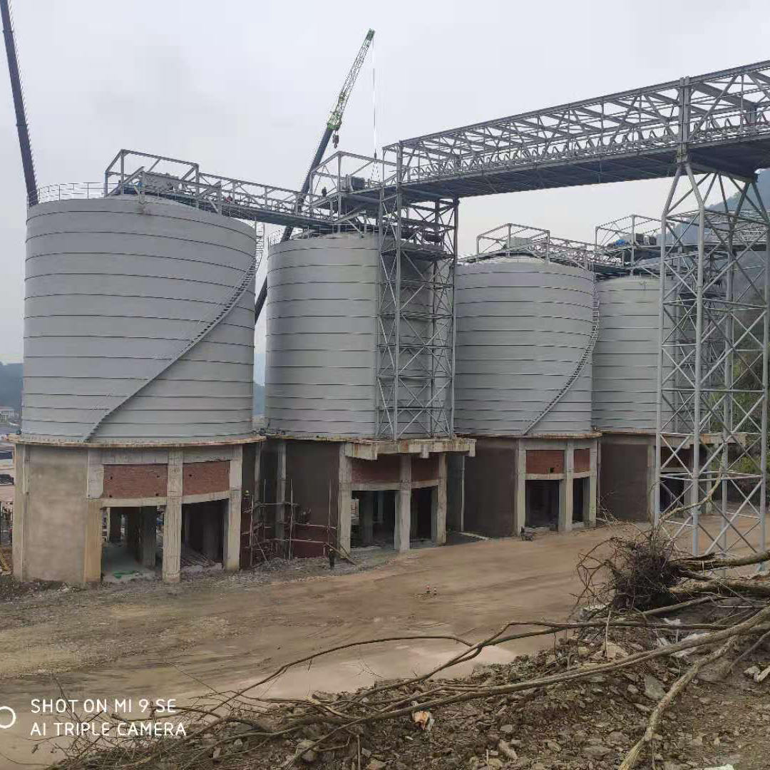 邢臺(tái)3000噸骨料鋼板庫(kù)